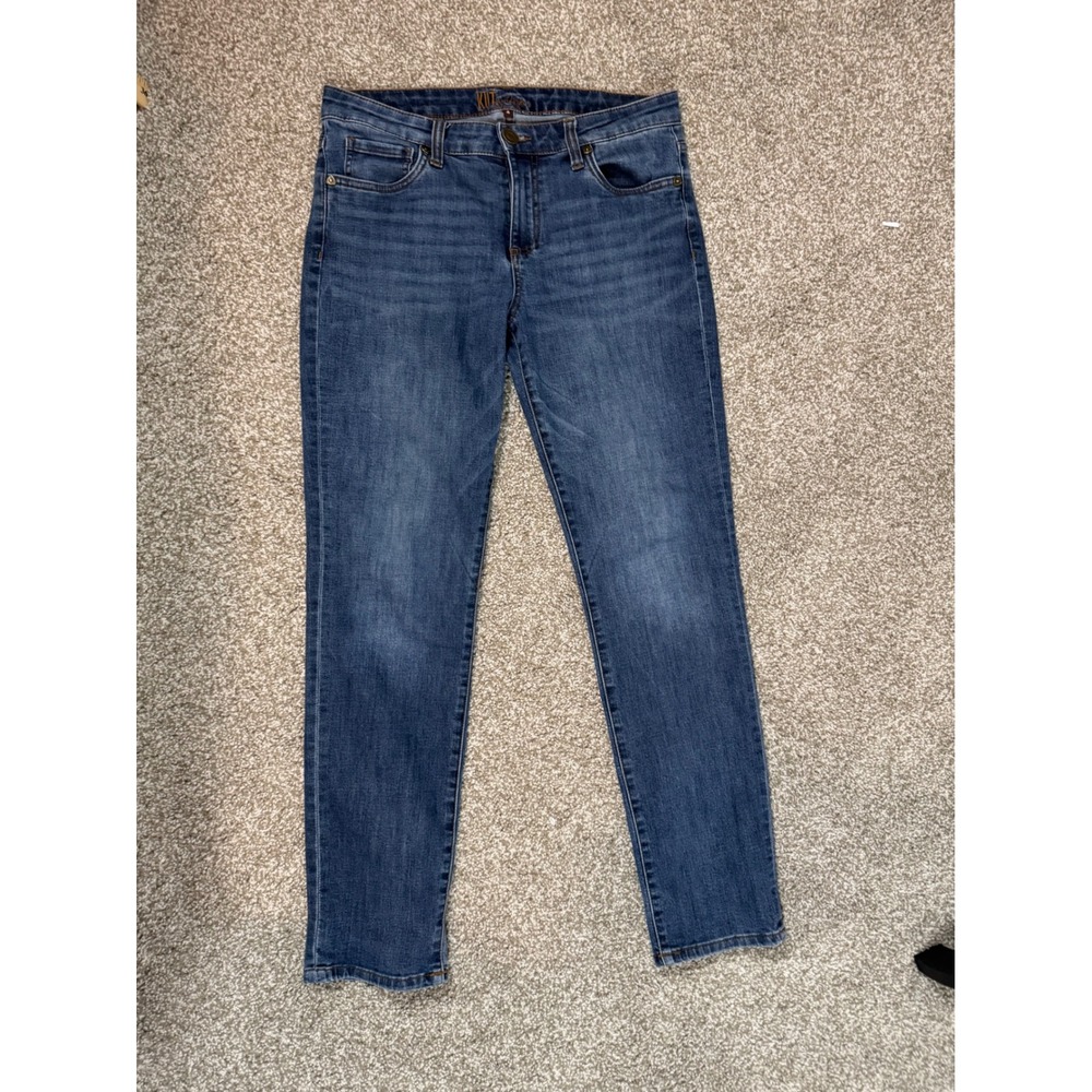 KUT from the Kloth Women Medium Wash Skinny Jeans Size 4 Mid Rise Stretch Denim
